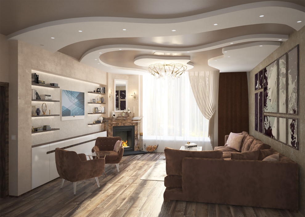 Кухня-гостиная, 48.8 кв.м