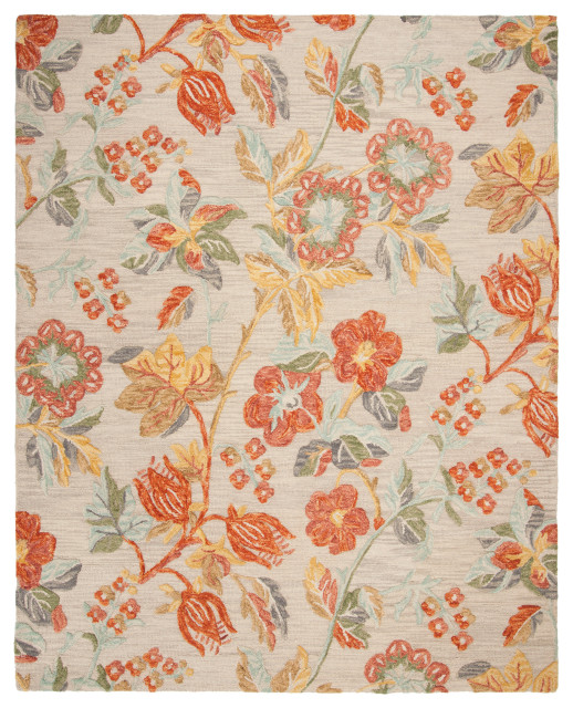 Safavieh Blossom Collection BLM458 Rug, 8'x10' Contemporary Area