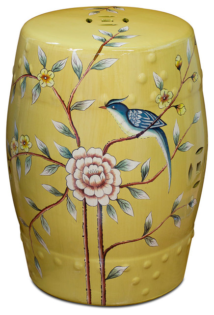 Porcelain Garden Stool Asian Accent And Stools By China Furniture Arts Houzz - Ceramic Garden Stool