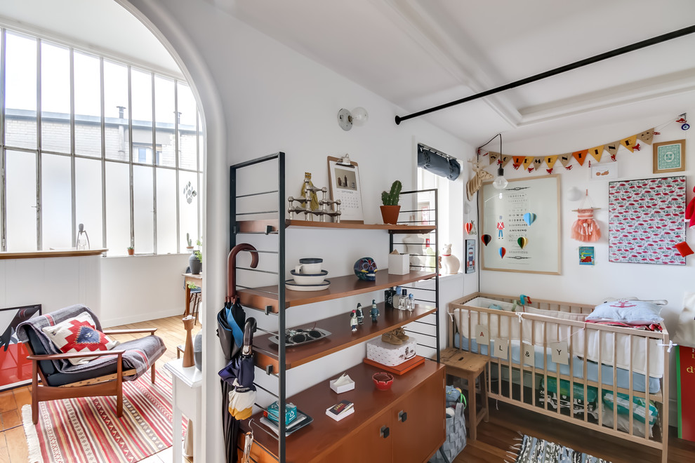 Design ideas for an eclectic kids' room in Paris.
