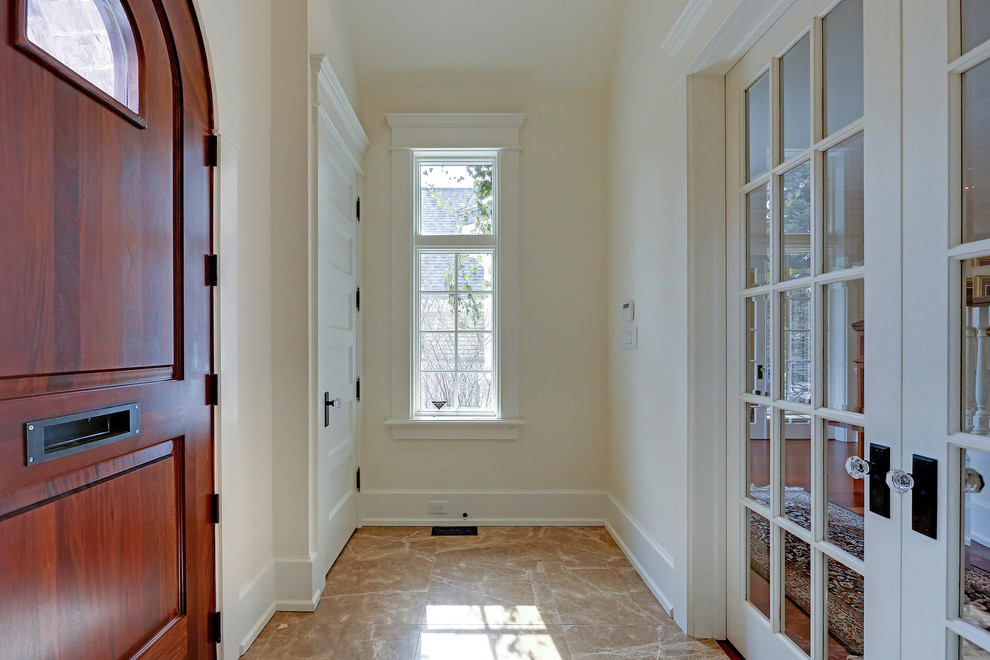 Entryway - transitional entryway idea in Toronto