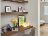 Midcentury Home Office by Knock Architecture and Design
