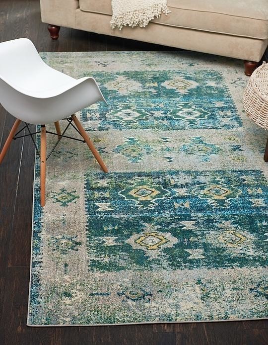 Unique Loom Empire Monterey Rug, 4'x6' Contemporary Area Rugs by