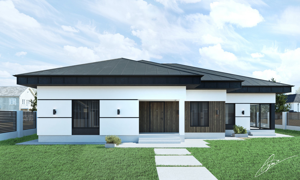 Экстерьер загородного дома в П. Долгопрудное