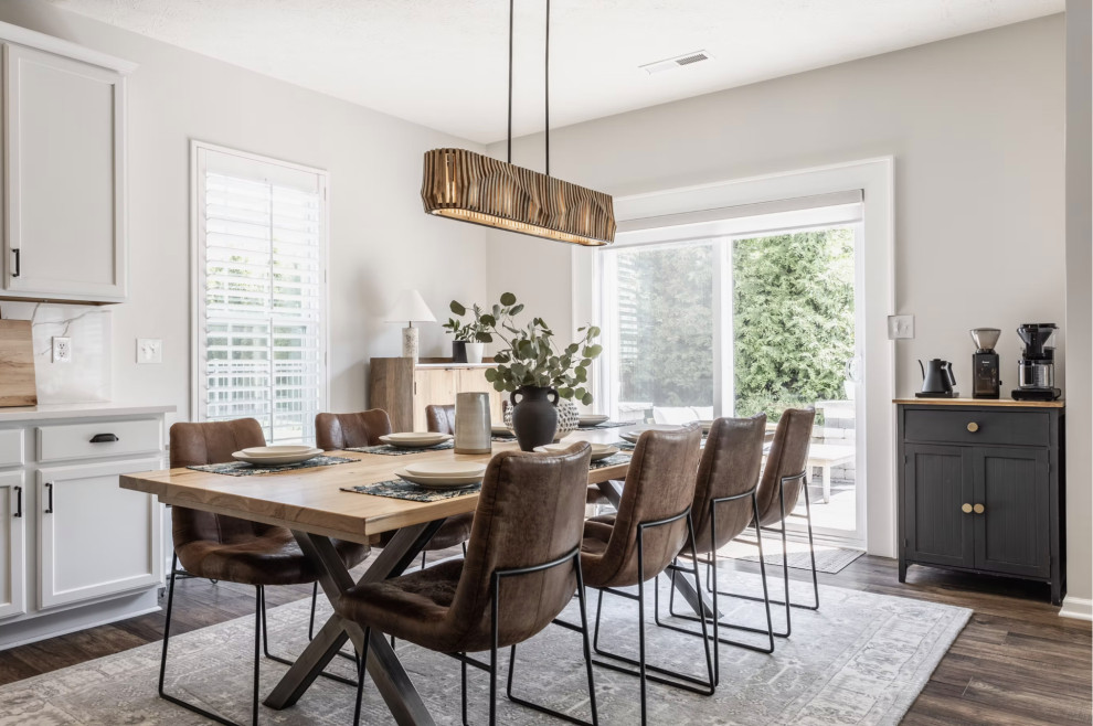 Refined Greenwood Living - Transitional - Dining Room - Indianapolis ...