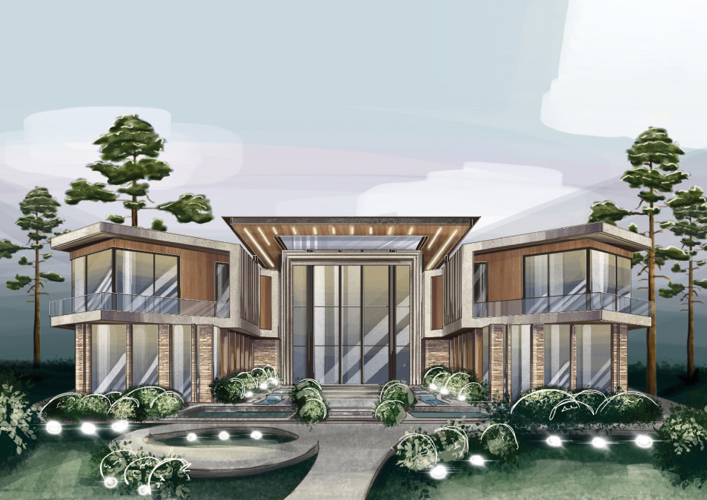 Скетч визуализации архитектуры