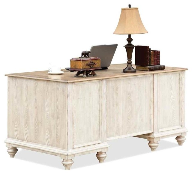 Riverside Furniture Coventry 2 Tone Executive Desk With Drawers