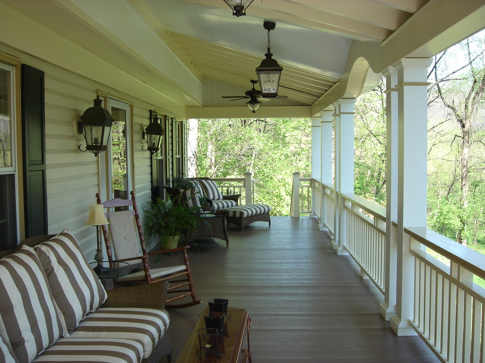 Front Porch Addition - Traditional - Verandah - Philadelphia - by Arcus ...