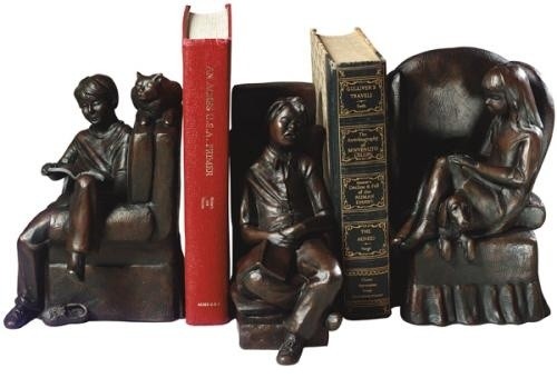 Bookends Bookend TRADITIONAL Lodge Bookworks By Mantik Chocolate