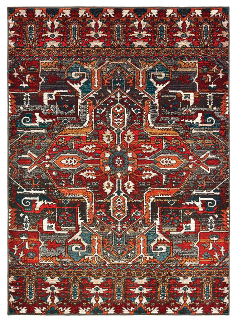 Oriental Weavers Sphinx Sedona 9575A Rug, Red/Orange, 1'10"x3'0"