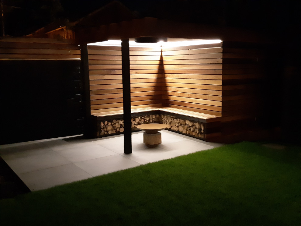 This is an example of a small contemporary detached garden shed in Oxfordshire.
