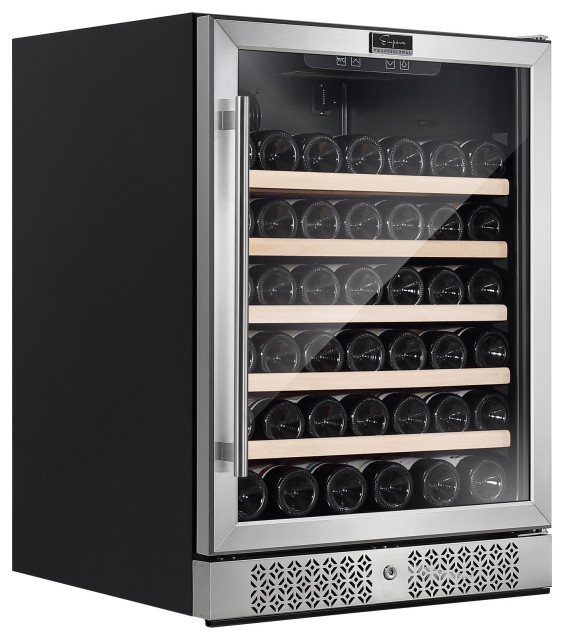 Empava Wine Cooler Refrigerator 24 inch Single Zone Wine Fridge