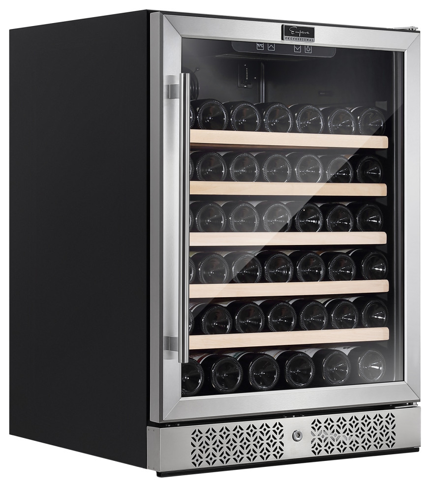 Empava Wine Cooler Refrigerator 24 inch Single Zone Wine Fridge