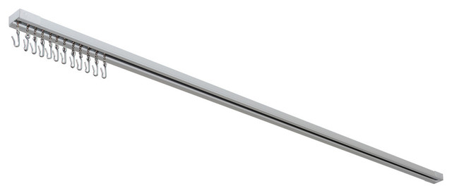 Trax Ceiling Mounted Track Shower Rod, Ceiling Shower Curtain Rod Track