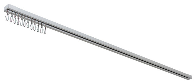 Trax Ceiling Mounted Track Shower Rod Fits 60 Tub Or Shower