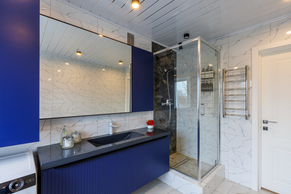 Дизайн трехкомнатной квартиры в современном стиле. 72 кв. м.