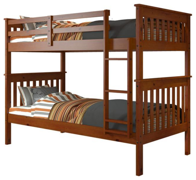 Twin/Twin Mission Bunk Bed
