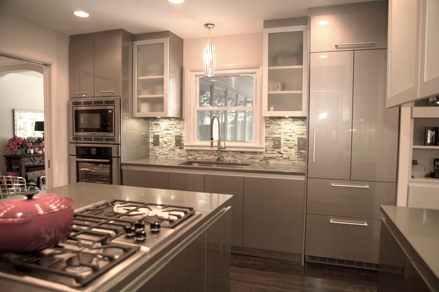 Grey Gloss modern-kueche
