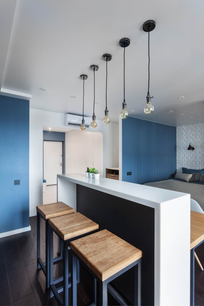 ЖК Малевич. Ремонт квартиры-студии в современном стиле в Екатеринбурге.