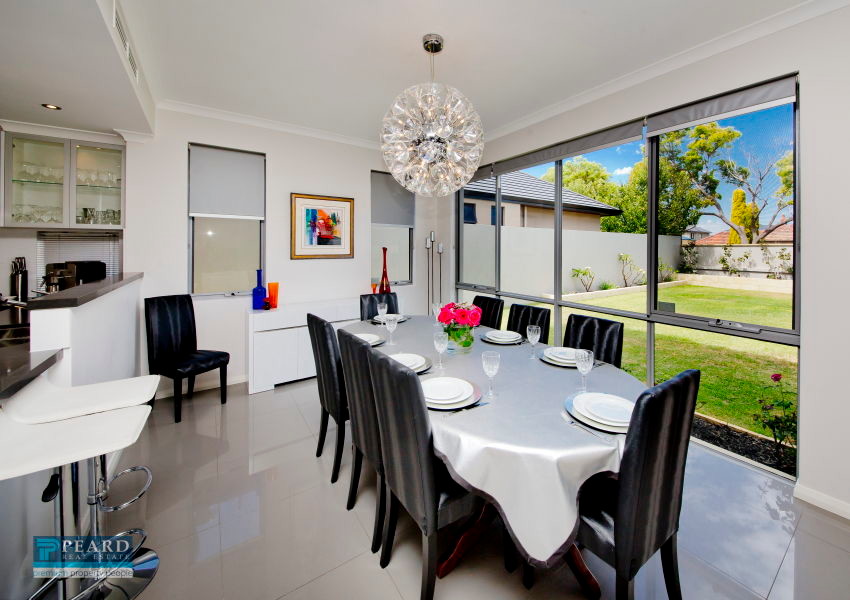 Photo of a contemporary dining room in Perth.