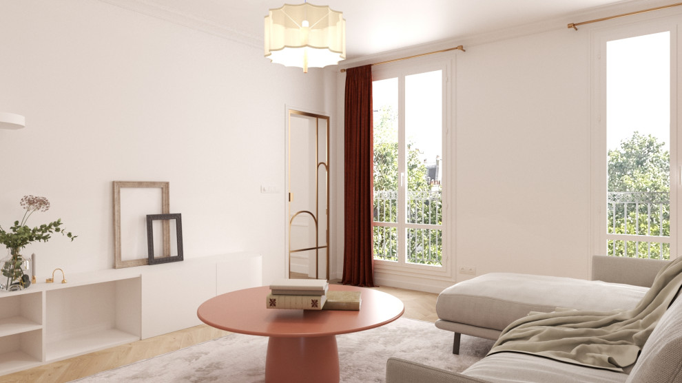 Projet - Salon - Vue 3D