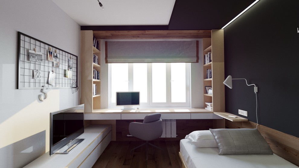 Трех-комнатная квартира для четырех человечной семьи.