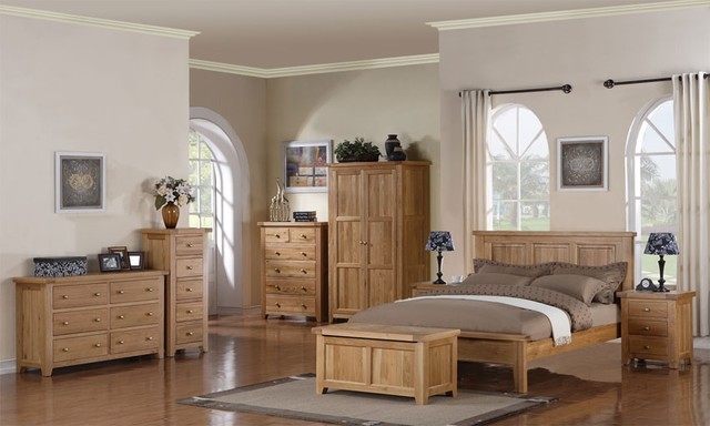 Devon Oak Bedroom classique-lit-adulte