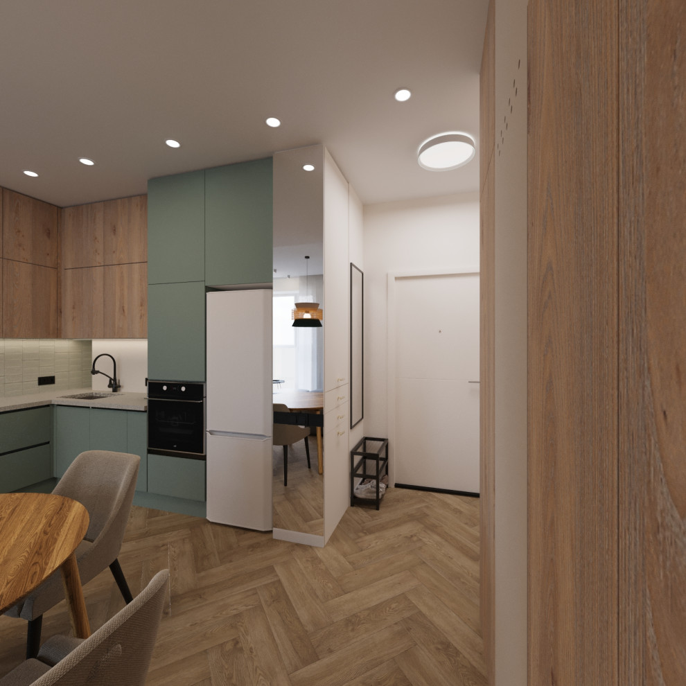 Квартира. Москва. Ореховый бульвар. Эскизы + рабочие фото с реализации проекта