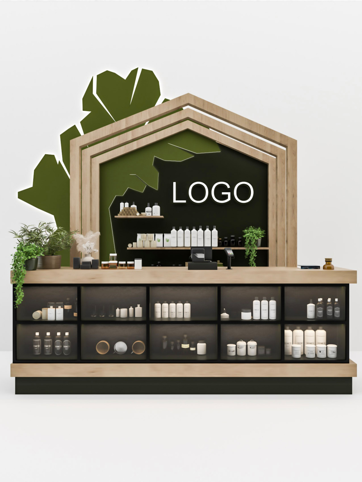 Дизайн торгового островка ЭКО-косметики