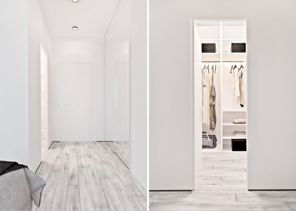 Дизайн 2 комнатной квартиры в стиле современного минимализма