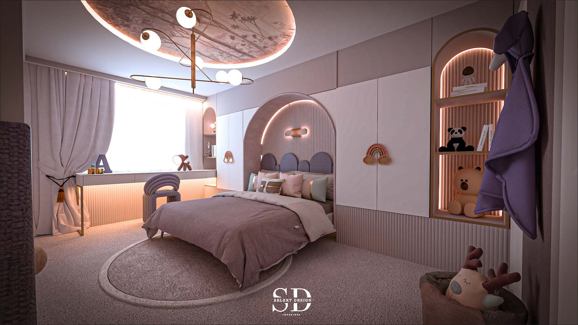 Girl's Bedroom Design