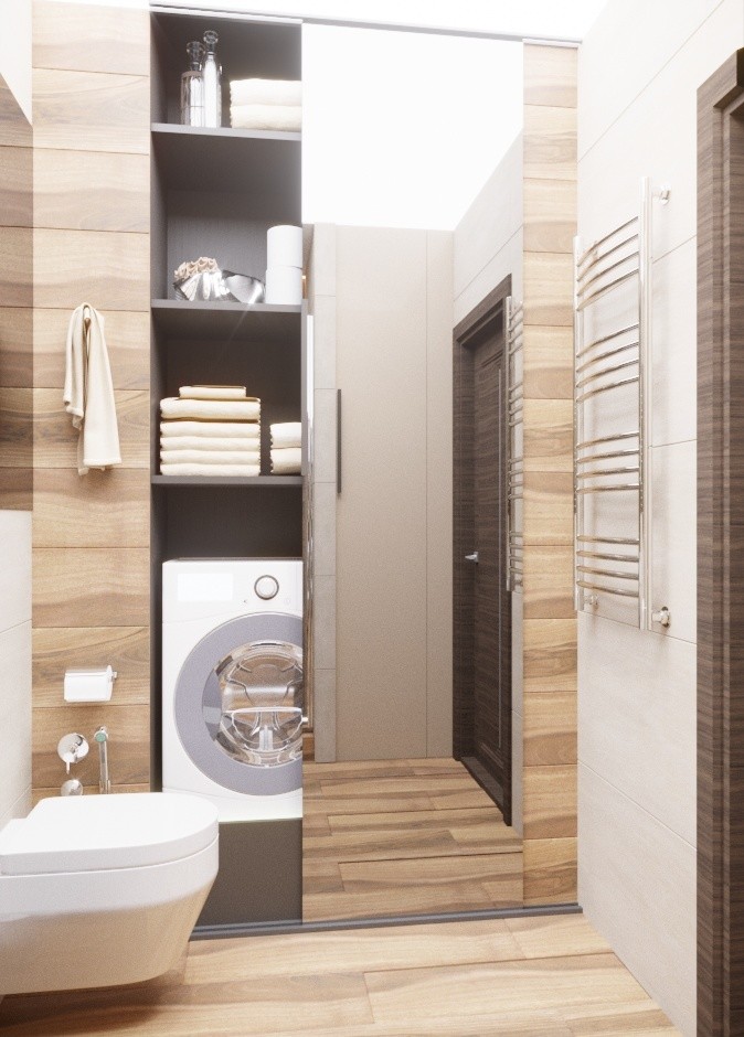 Просторный современный дизайн квартиры по ул. Народной воли, 69