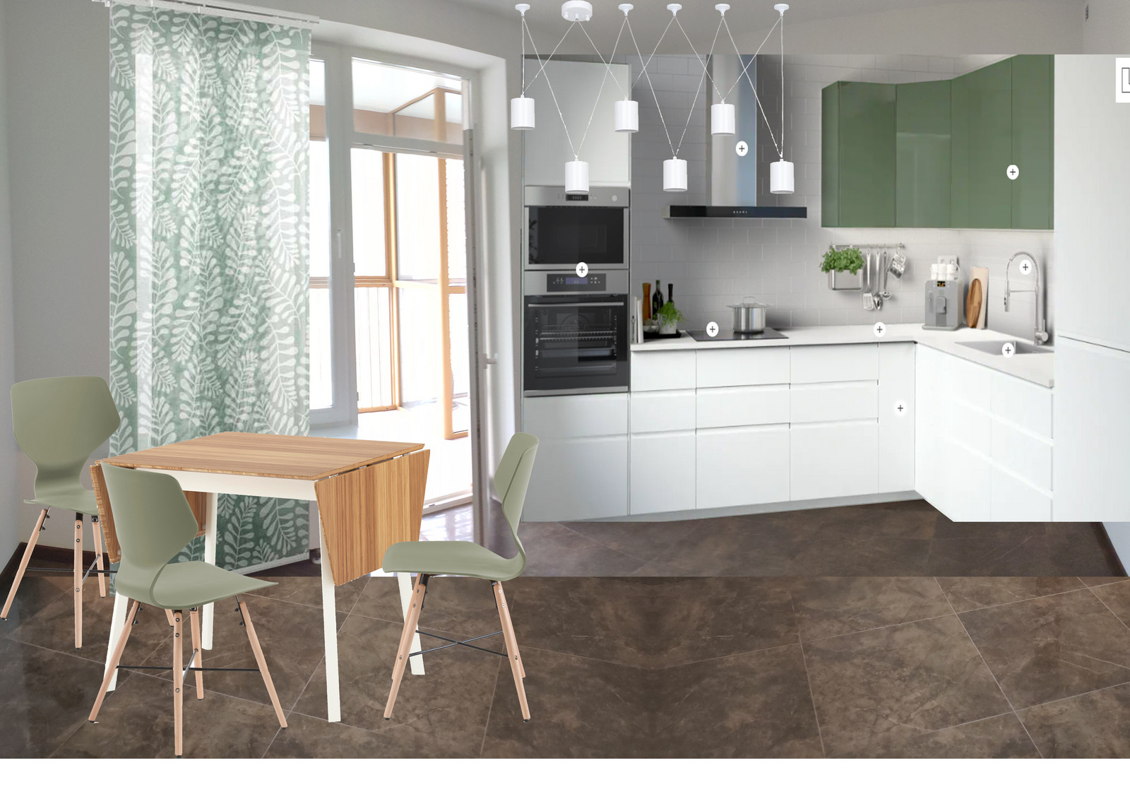 Квартира для сдачи в аренду. Дизайн-проект за неделю.