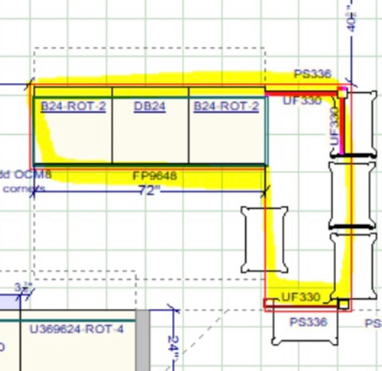 How do you support this large countertop section? | Houzz Forum