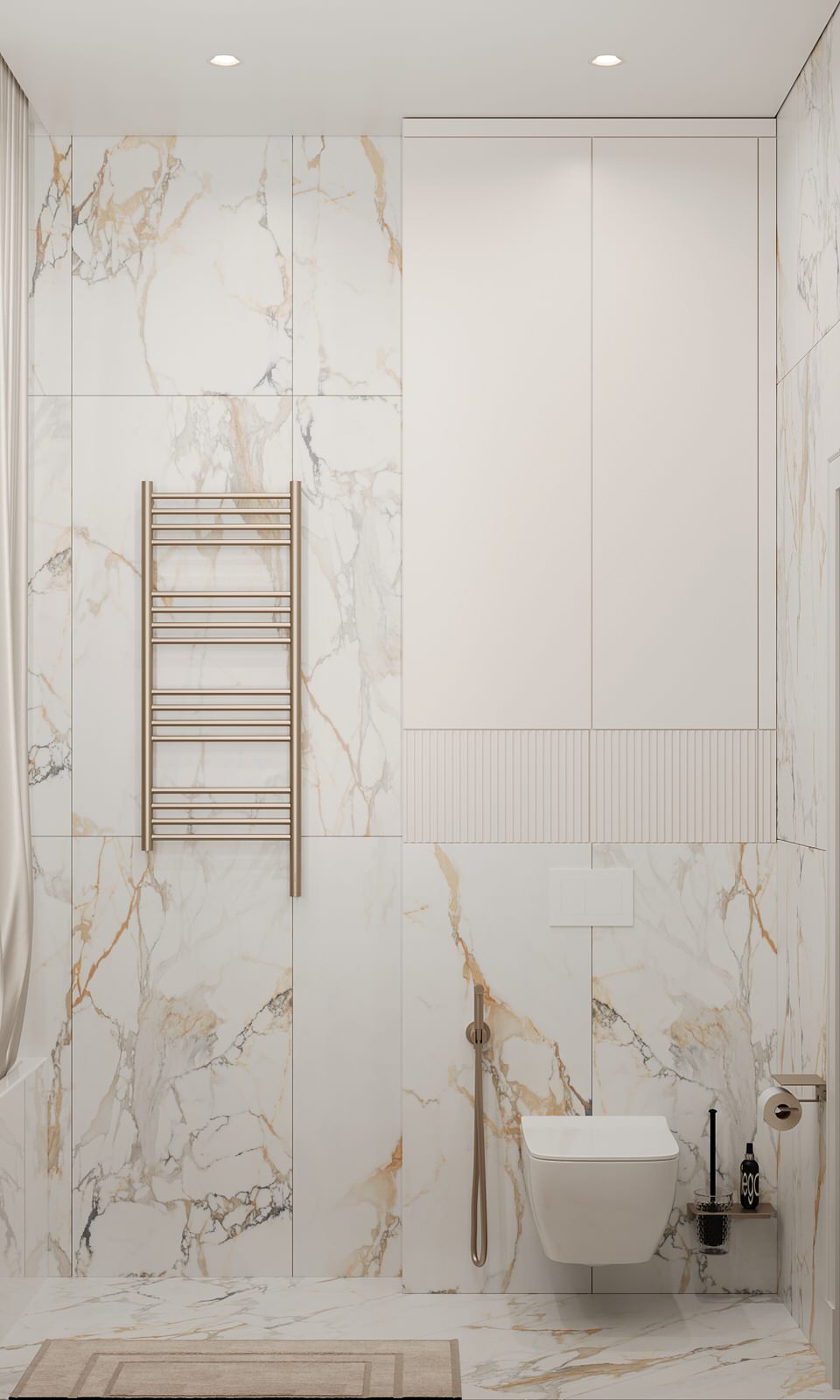 Ванная комната в поселке "Лесной остров"