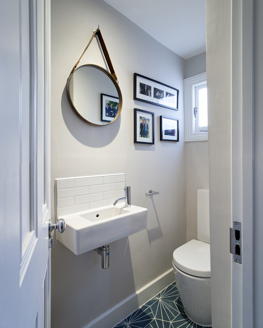Ambler Road contemporary-powder-room