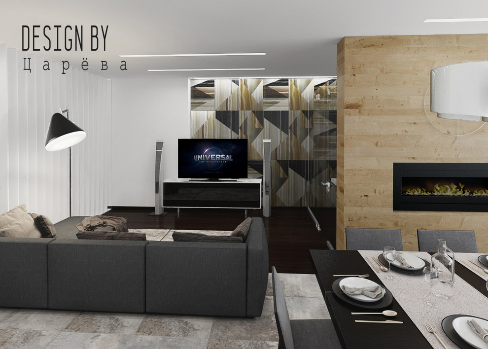 эскиз тв зоны