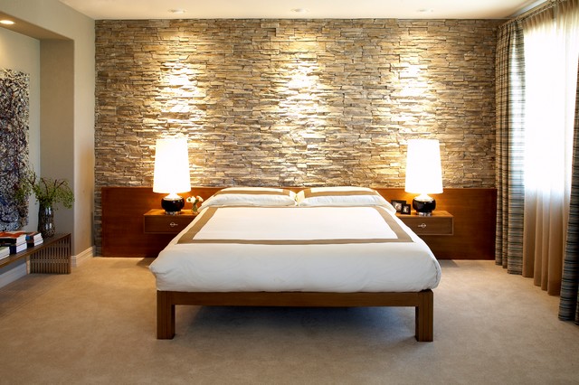 Lake Tahoe contemporaneo-camera-da-letto