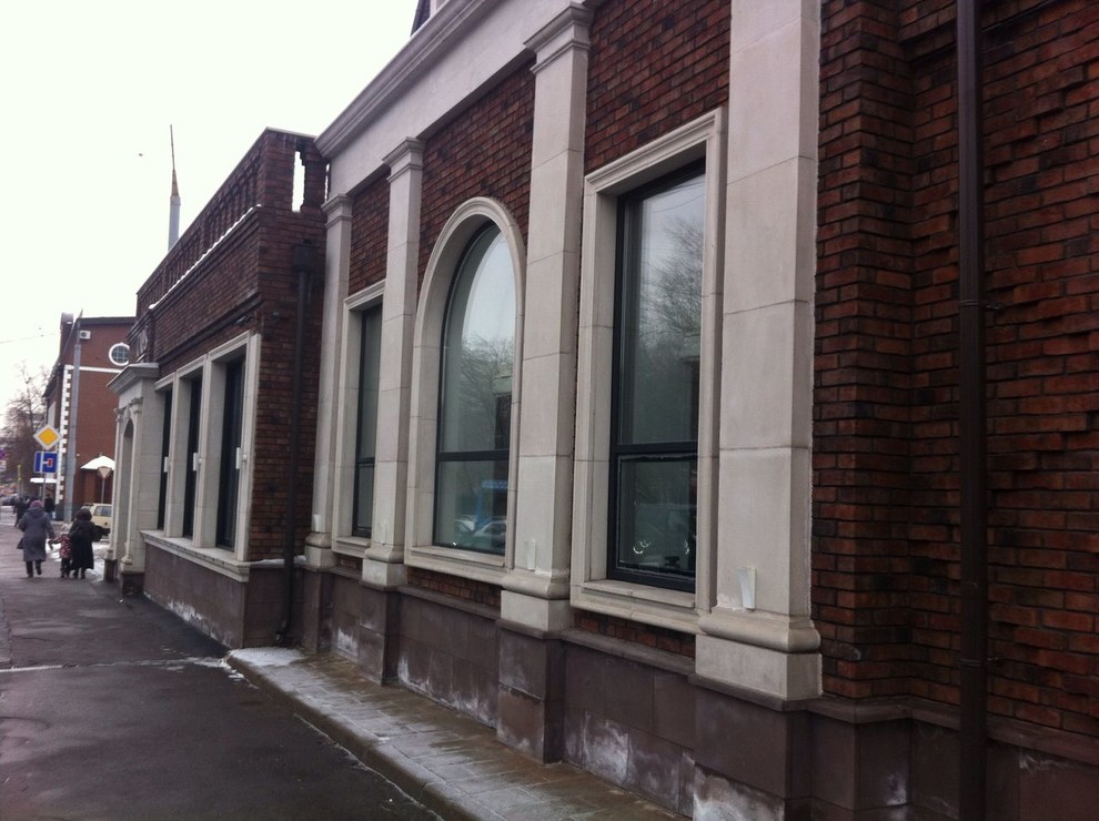 Остекление на алюминии REYNAERS  ресторана г. Москва