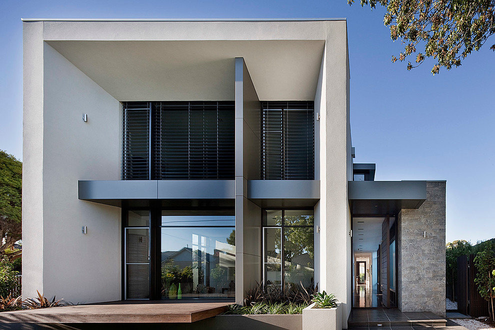 Inspiration for a contemporary exterior in Melbourne.