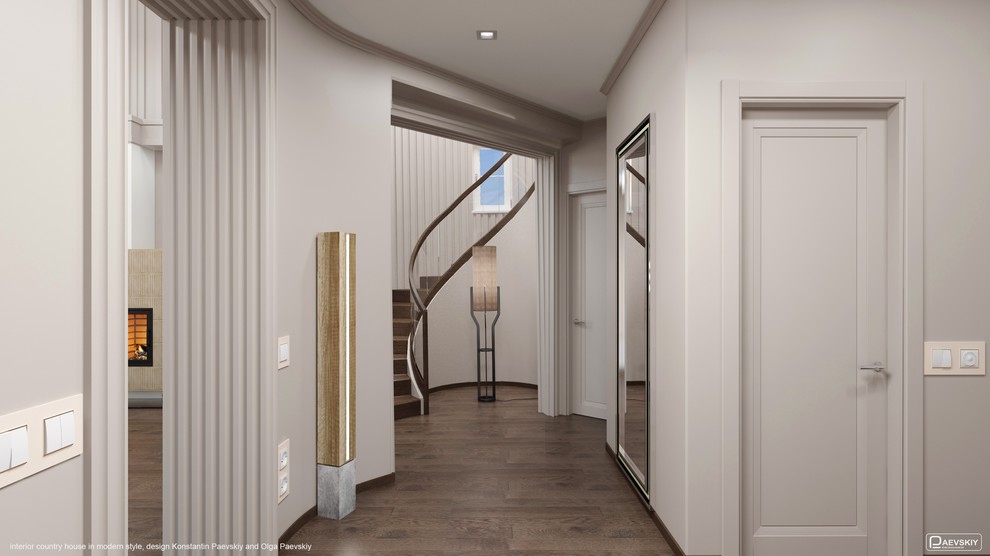 Прихожая в загородном доме