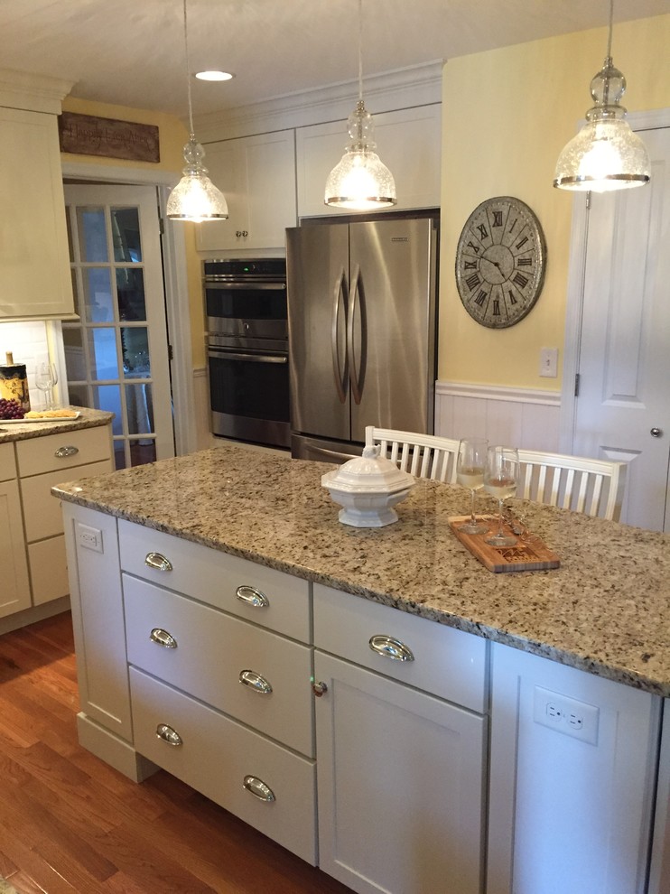 Off-white & White Kitchen with the Perfect Amount of "Glimmer"