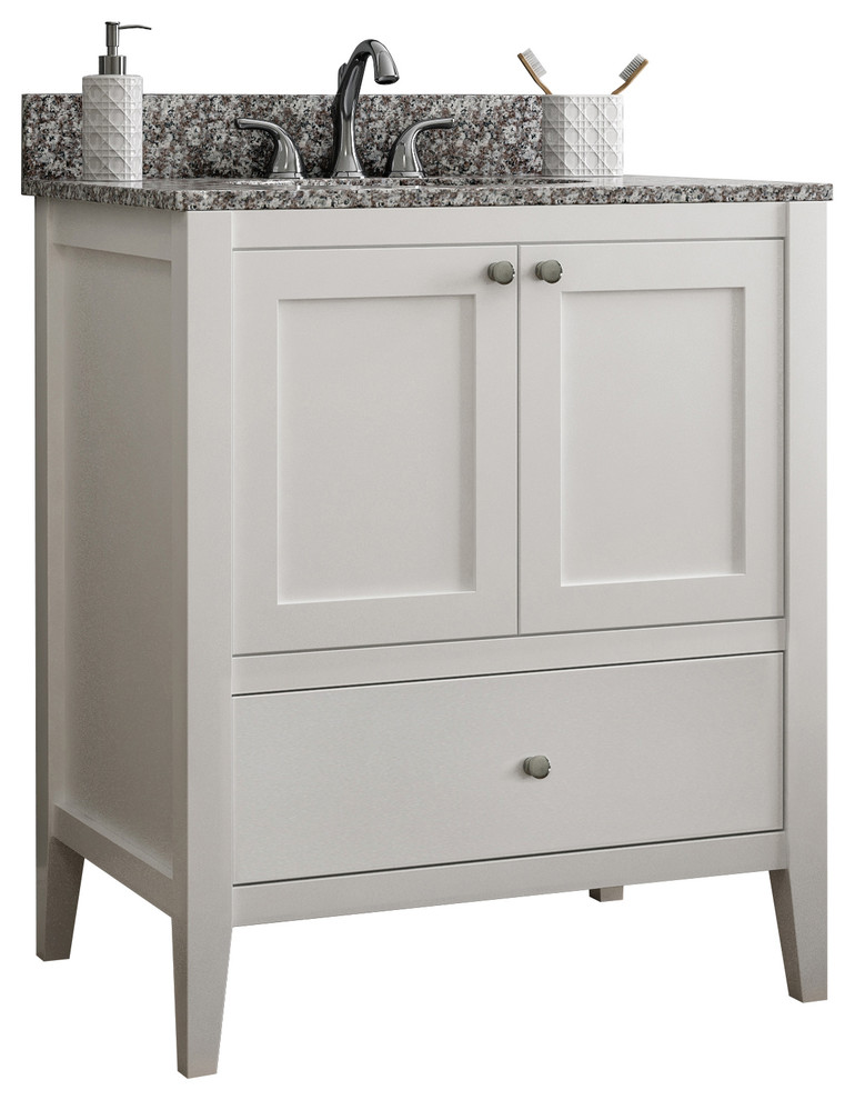 Vanguard Bathroom Vanity With 1 Bottom Drawer ...