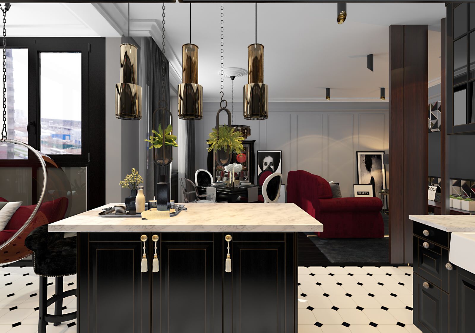 Квартира для Fashion стилиста