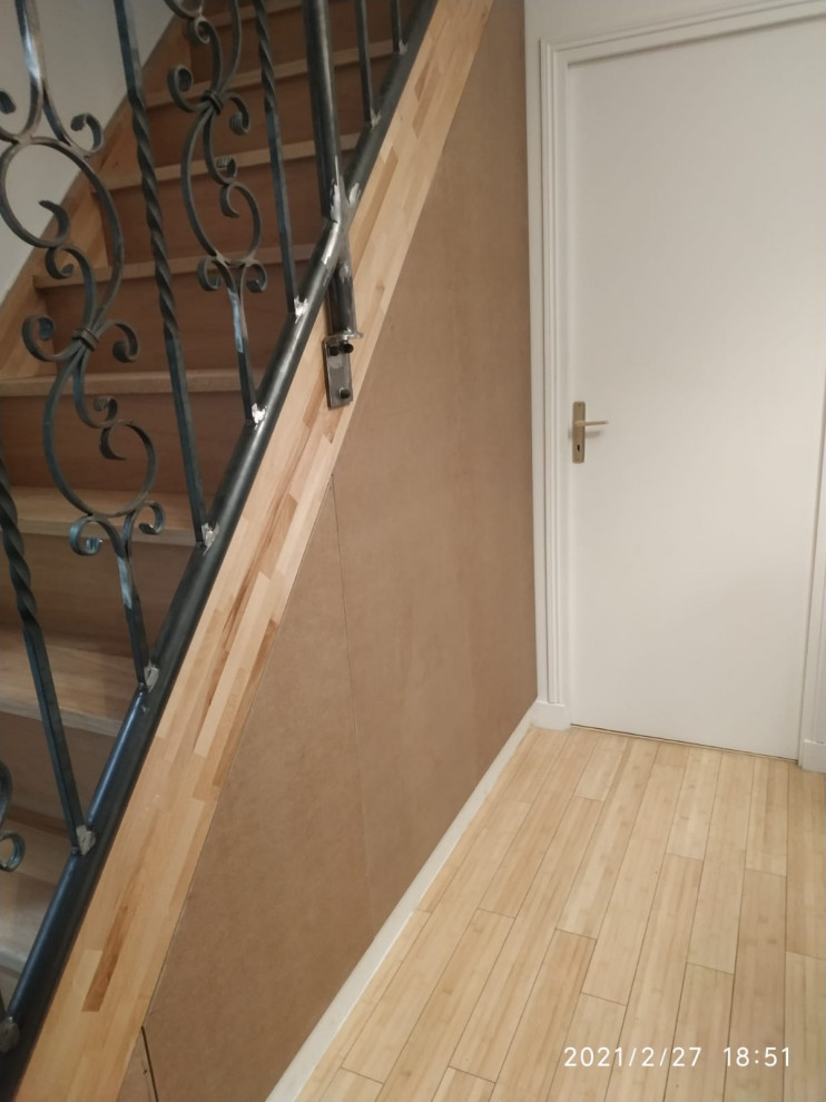 Rénovation escalier, couloir entrée