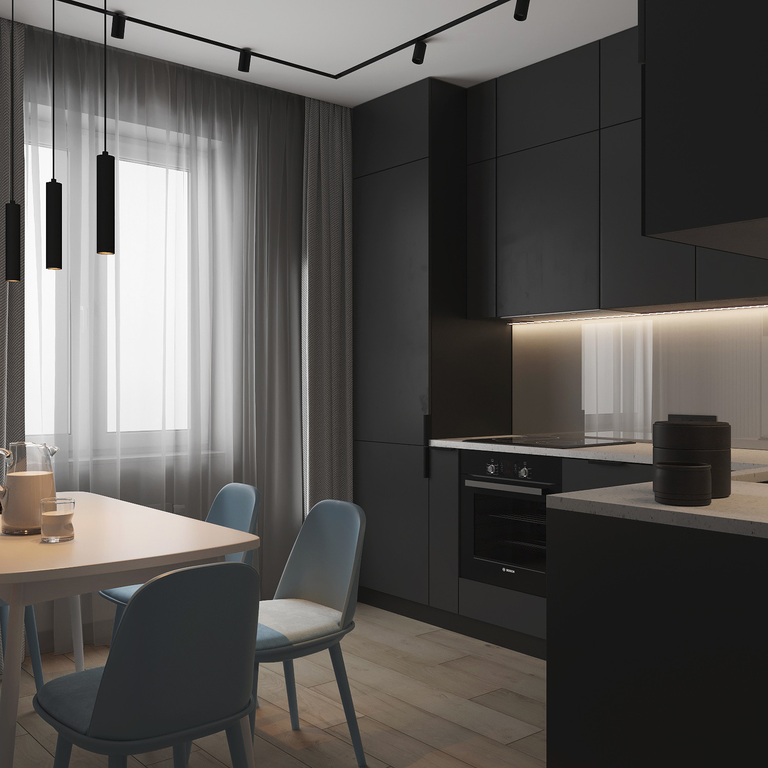 Простые формы в однушке 35 м2