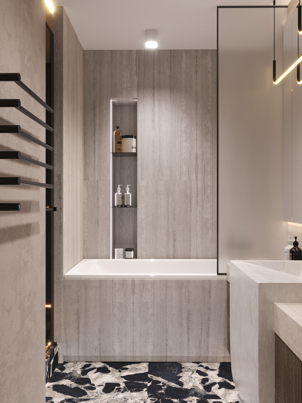 Ванная с душевой