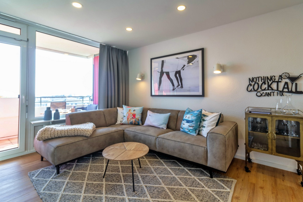 Skandinavisches Wohnzimmer in Hamburg