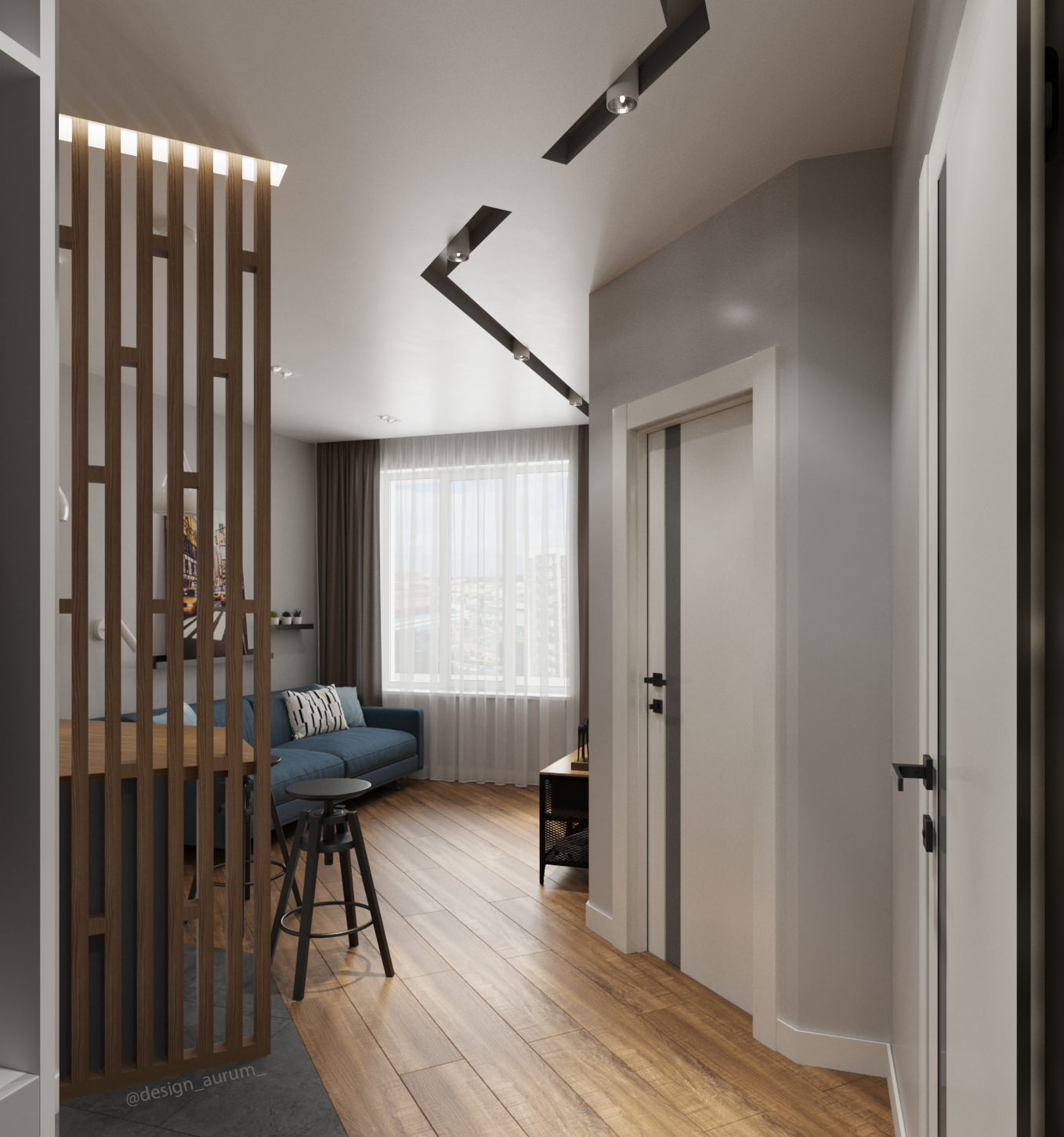 Кухня-гостиная в г. Химки