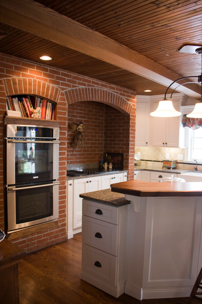 Inspiration for a country kitchen remodel in Other